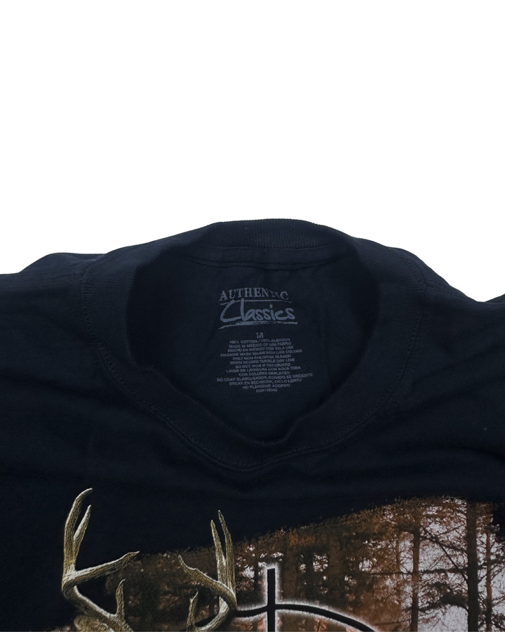 The Buck Stops Here Hunting Graphic T-Shirt (large)