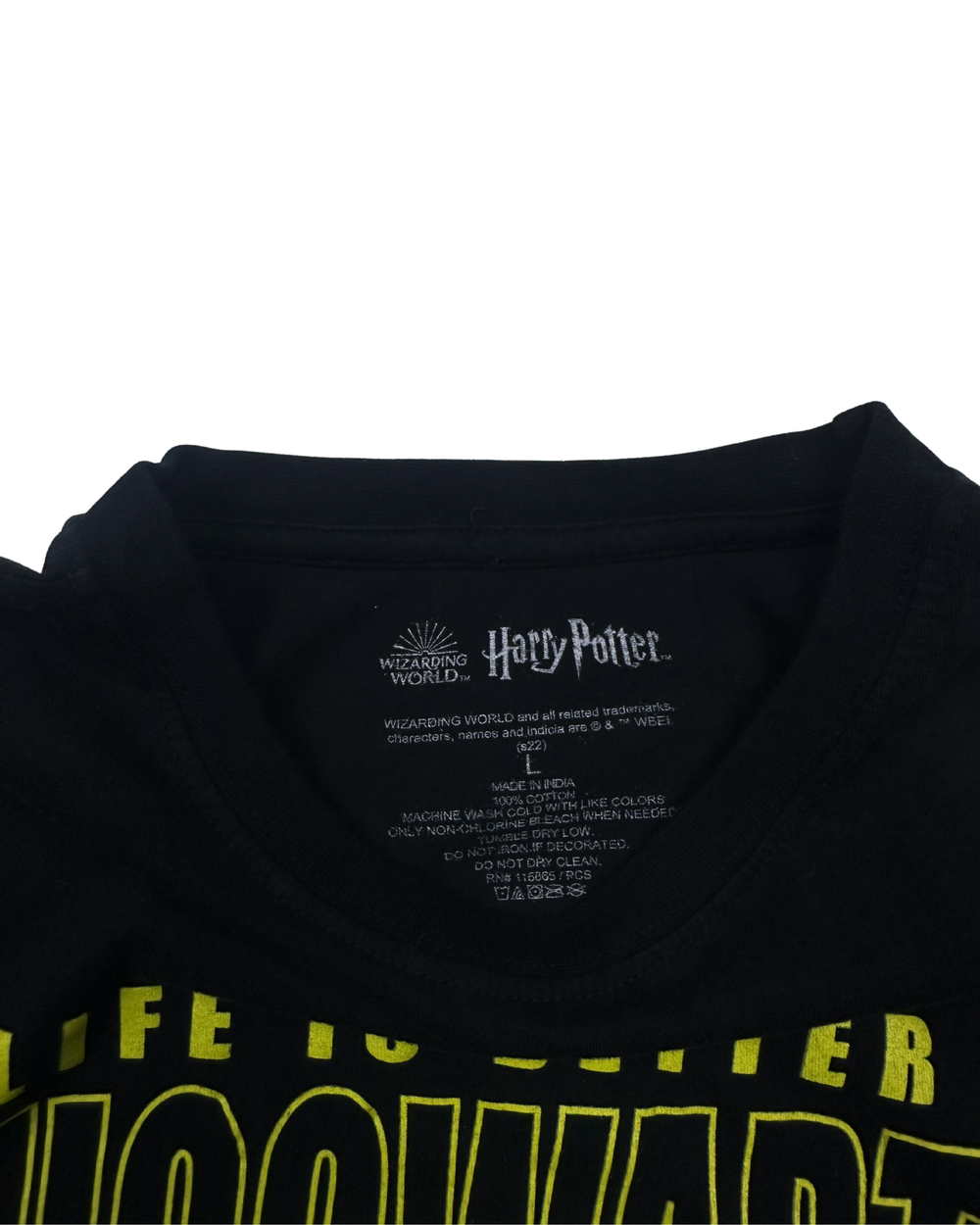 Harry Potter Life Is Better at Hogwarts Long Sleeve T-Shirt (Large)