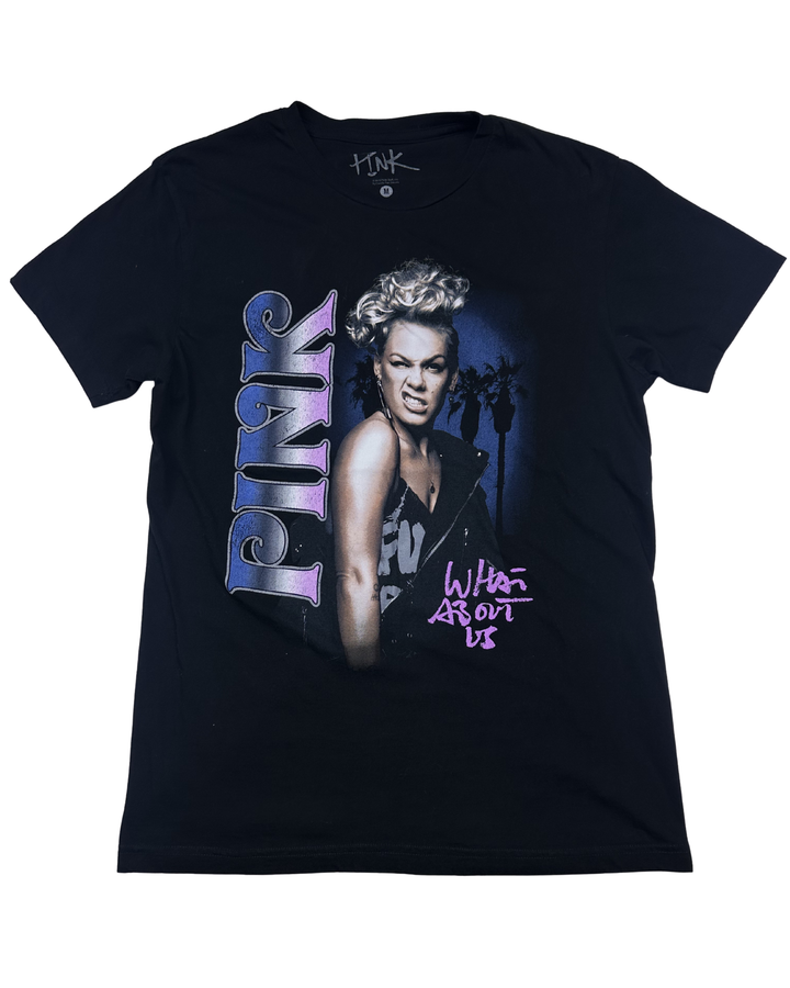 P!nk What About Us Graphic T-Shirt (Medium)