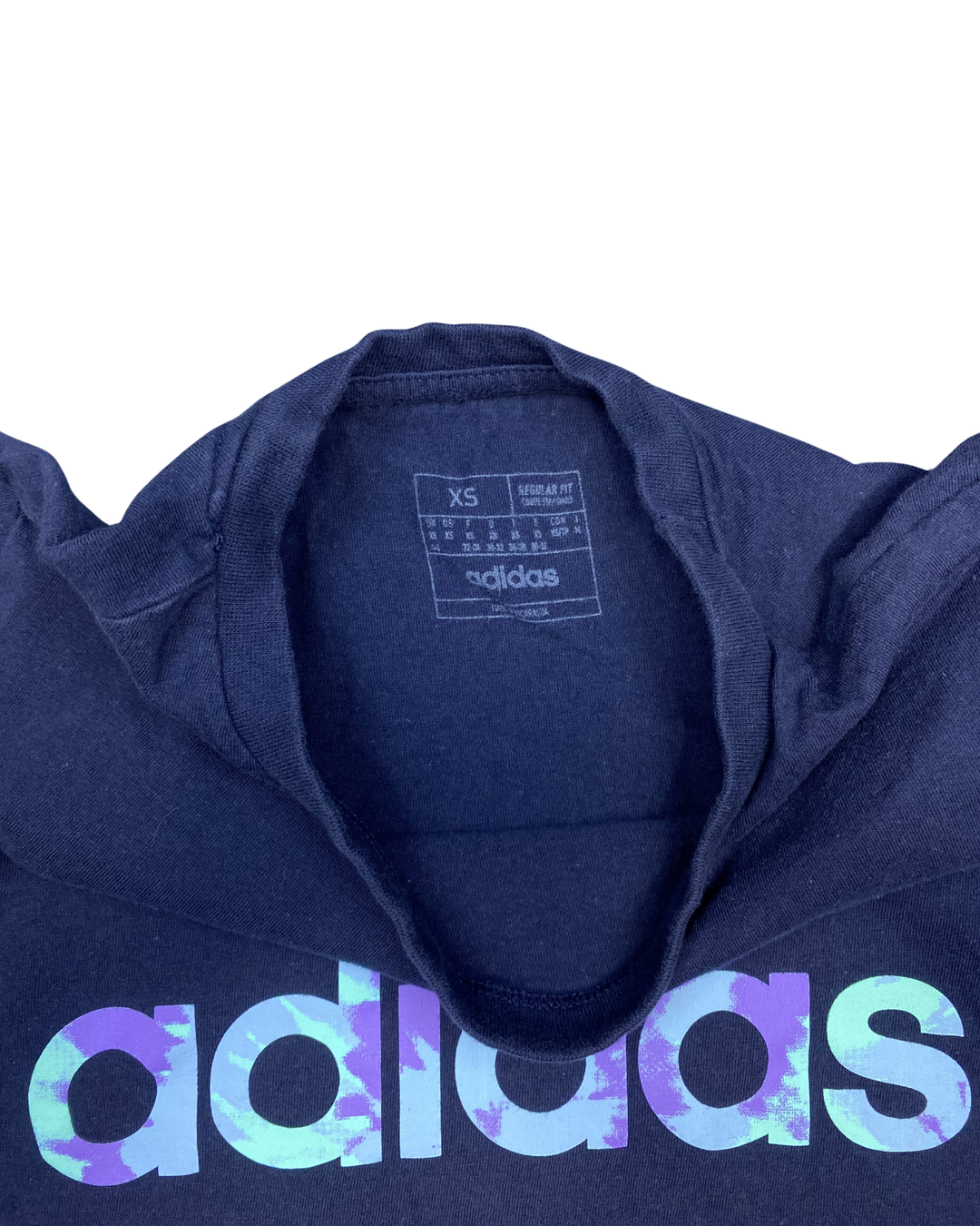 Adidas Tie-Dye Logo T-Shirt (XS)