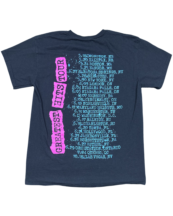 Avril Lavigne Greatest Hits Tour Graphic T-Shirt (Medium) - Back