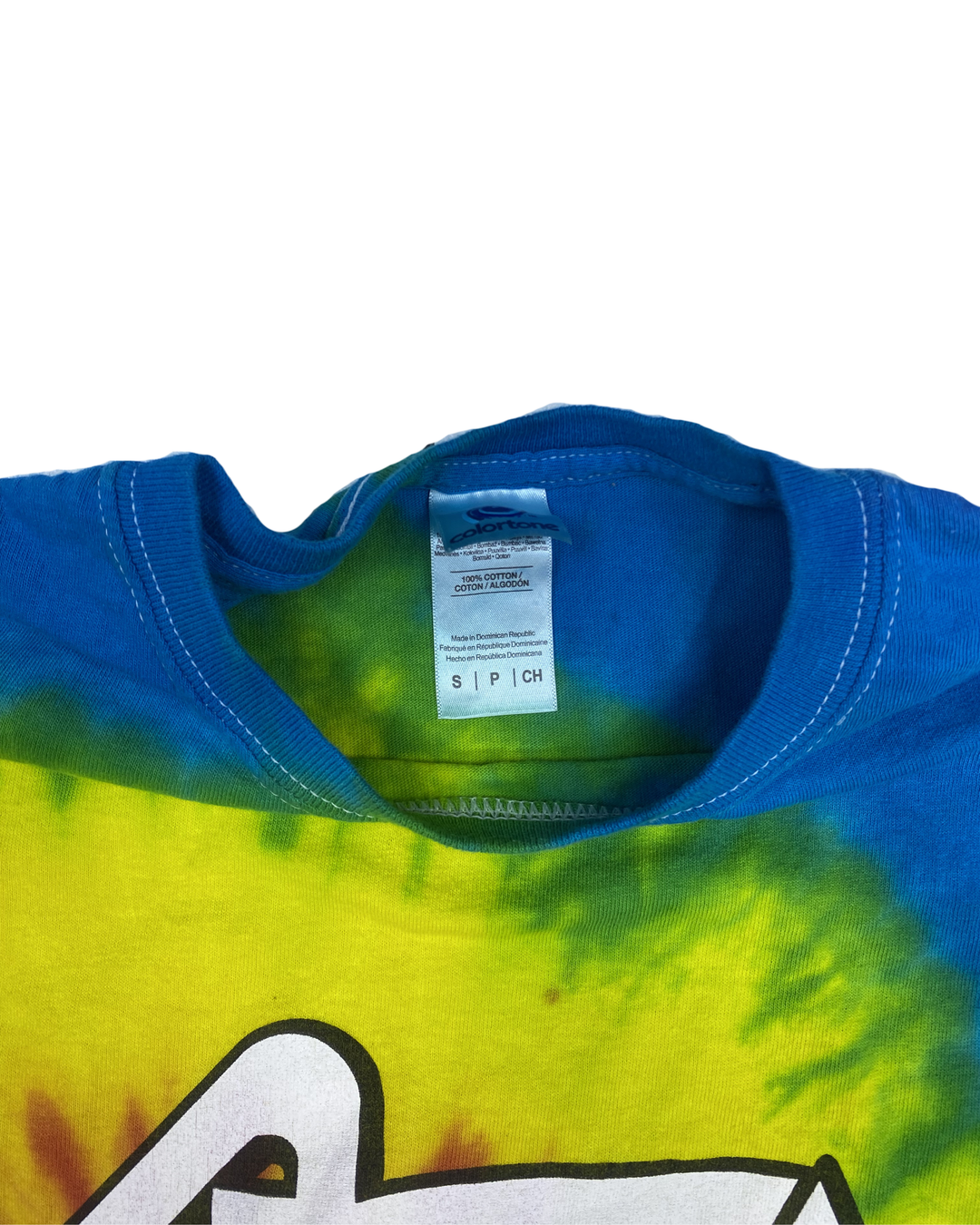The Juice Box Heroes Tie-Dye Graphic T-Shirt (Small)