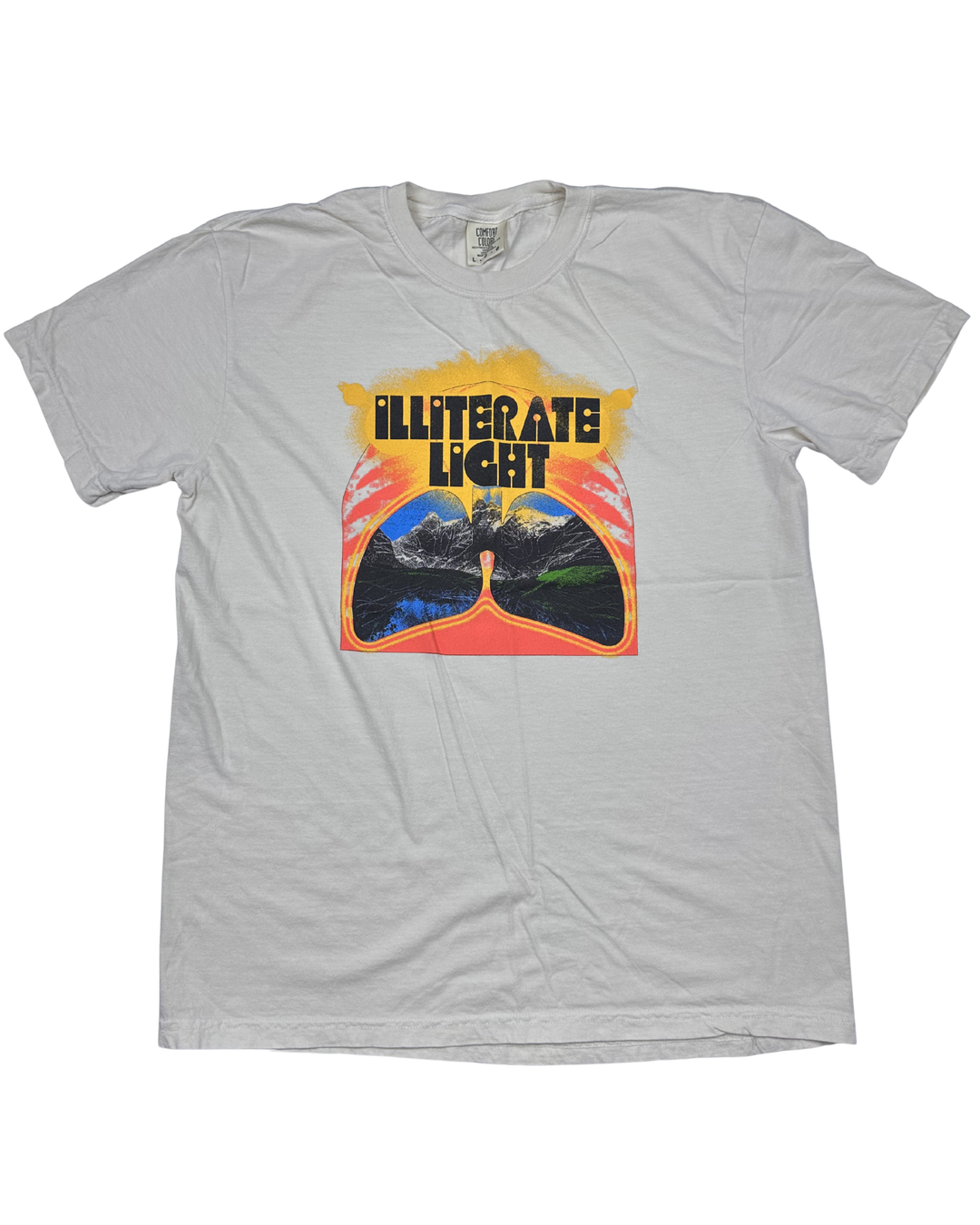 Illiterate Light Band T-Shirt (Large)