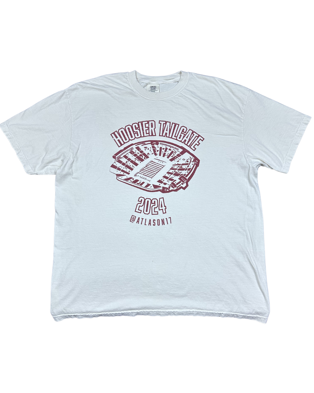 Hoosier Tailgate 2024 Comfort Colors Graphic T-Shirt (2XL)