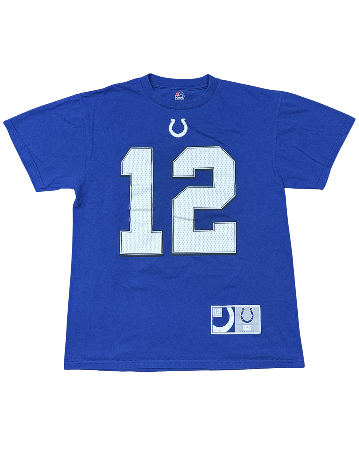 Majestic Indianapolis Colts Andrew Luck #12 T-Shirt (Medium)