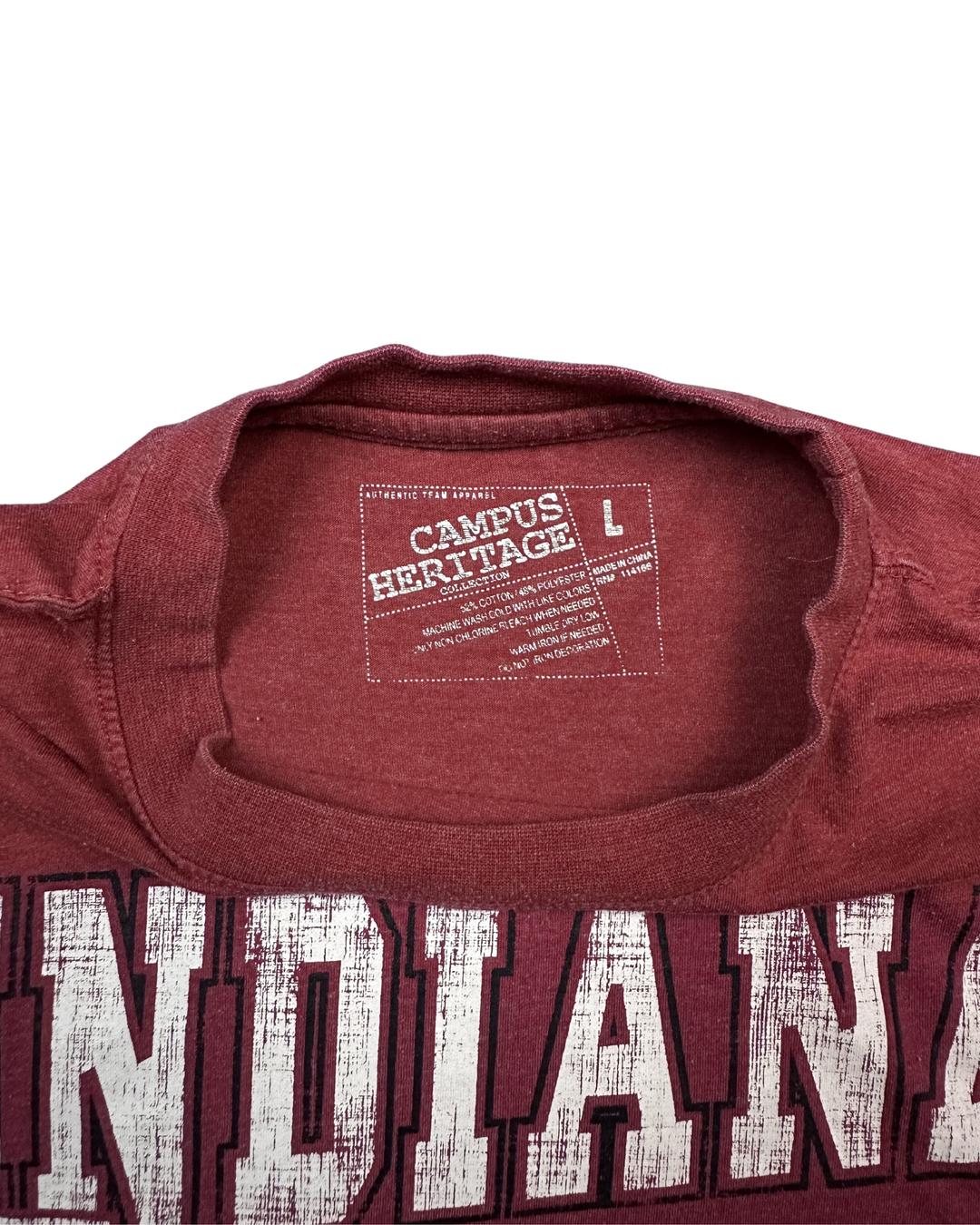 Indiana Hoosiers Campus Heritage Graphic T-Shirt (Large)