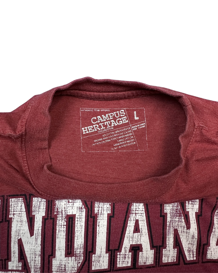 Indiana Hoosiers Campus Heritage Graphic T-Shirt (Large)