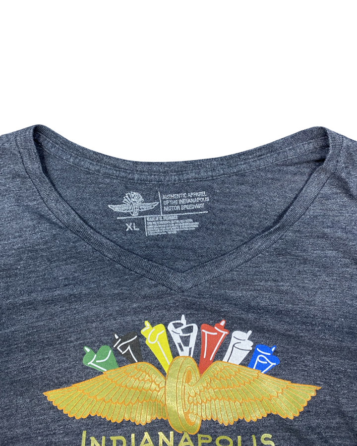 Indianapolis Motor Speedway V-Neck T-Shirt Women's (XL)