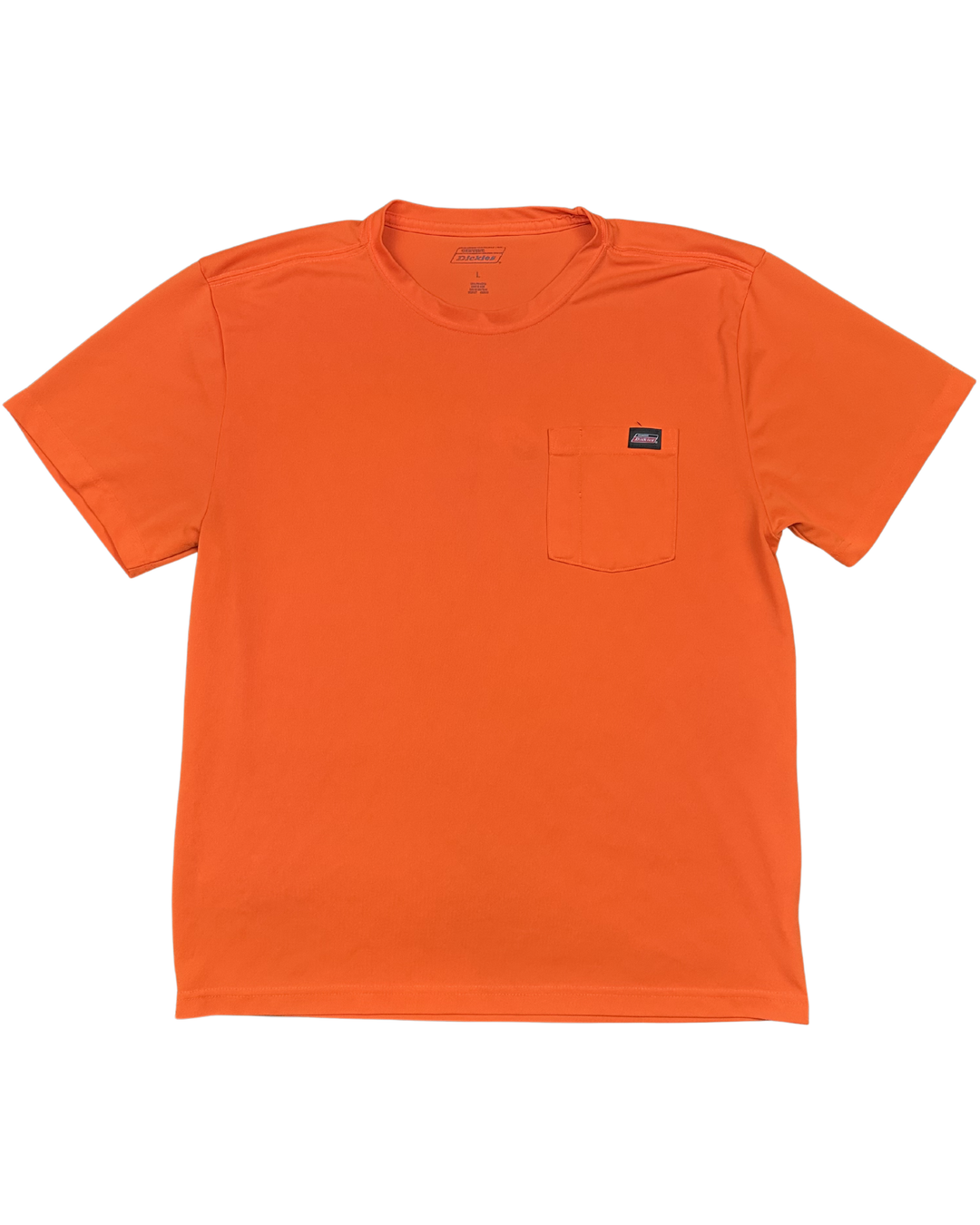 Dickies Orange Pocket T-Shirt (Large)