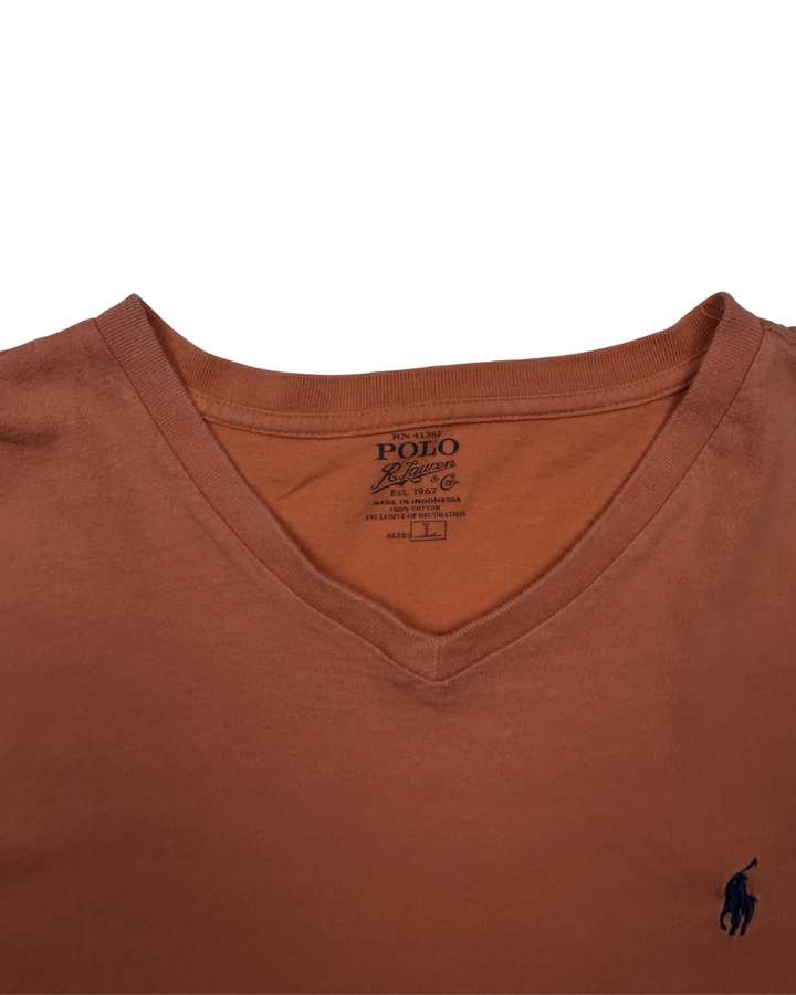 Polo Ralph Lauren Small Logo V-Neck T-Shirt (Large)