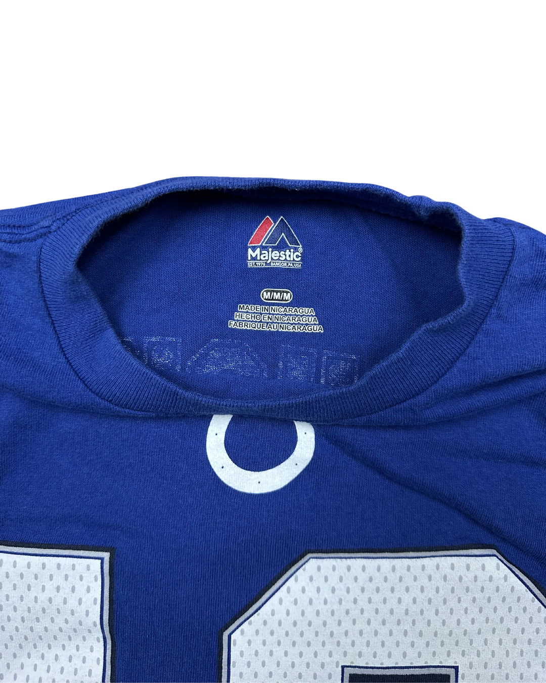 Majestic Indianapolis Colts Andrew Luck #12 T-Shirt (Medium)