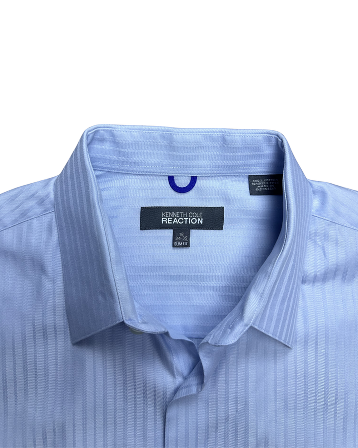 Kenneth Cole Reaction Slim Fit Stripe Dress Shirt