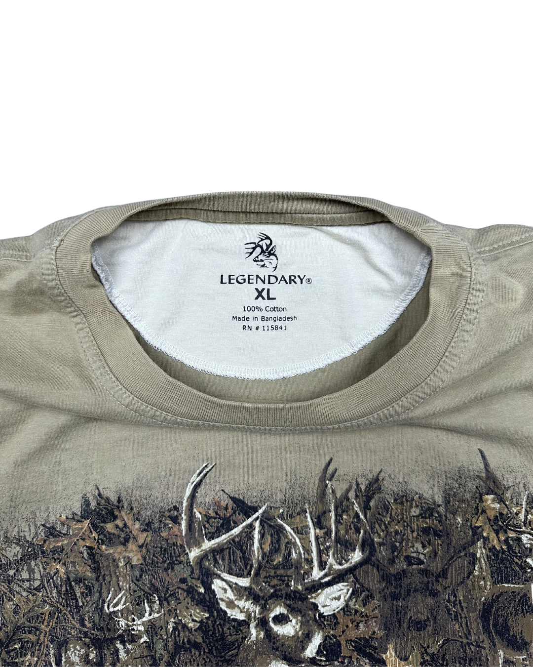 Legendary Whitetails Deer Graphic Long Sleeve T-Shirt (XL)