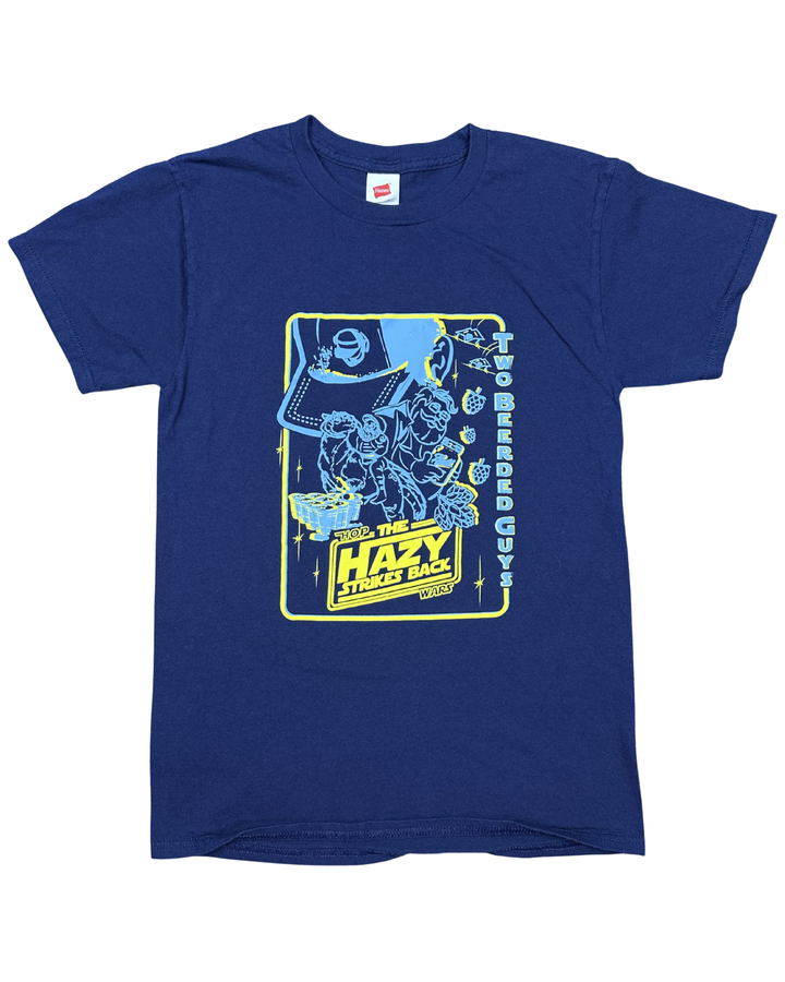 Two Beerded Guys The Hazy Strikes Back T-Shirt (Small)