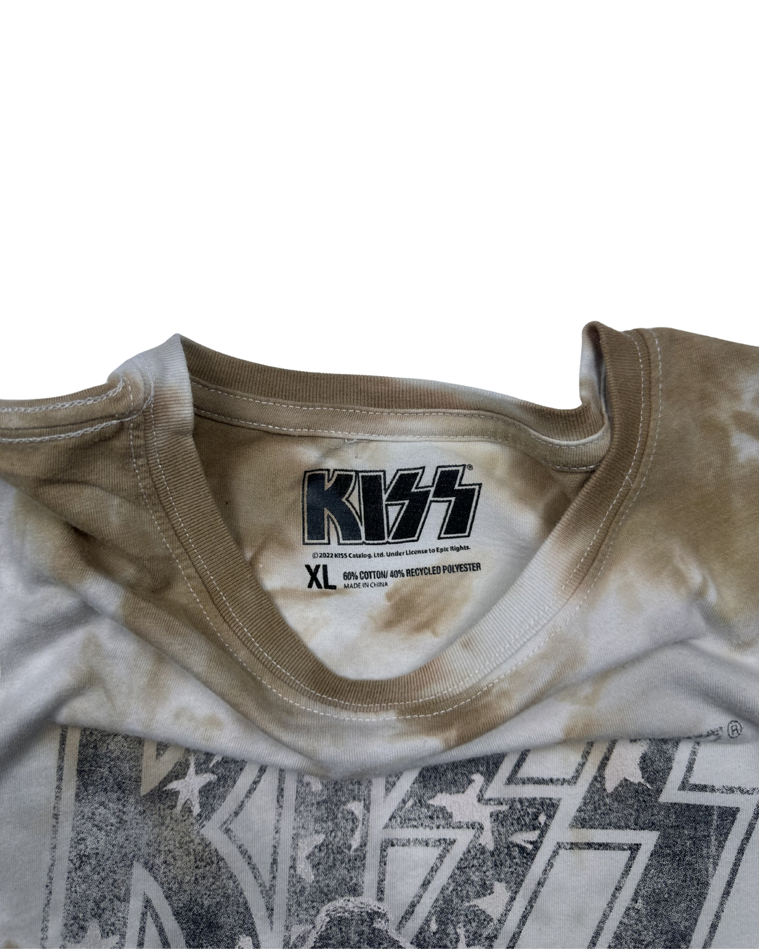 KISS Band Tie-Dye Graphic T-Shirt (XL)