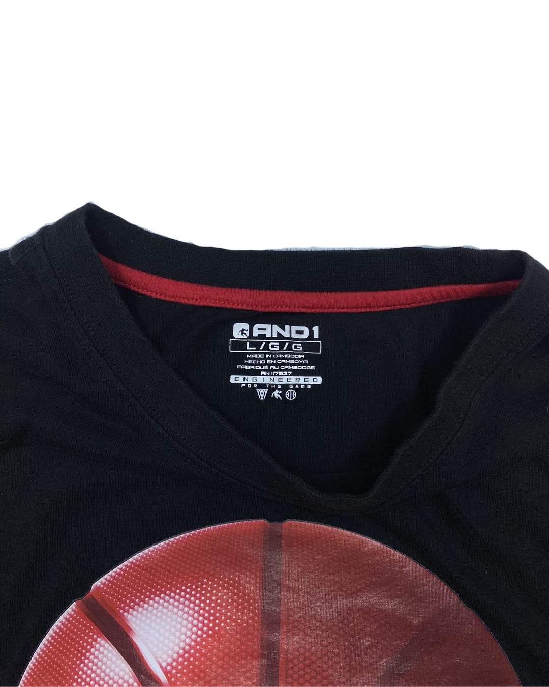 AND1 Drip Season Basketball Graphic T-Shirt (Large)