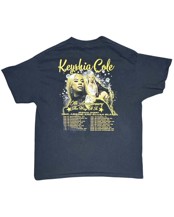 Keyshia Cole The Way 20th Anniversary Tour Graphic T-Shirt (2XL)