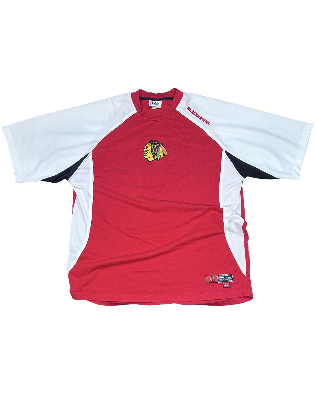 Lee Sport Chicago Blackhawks NHL Jersey T-Shirt (Large)