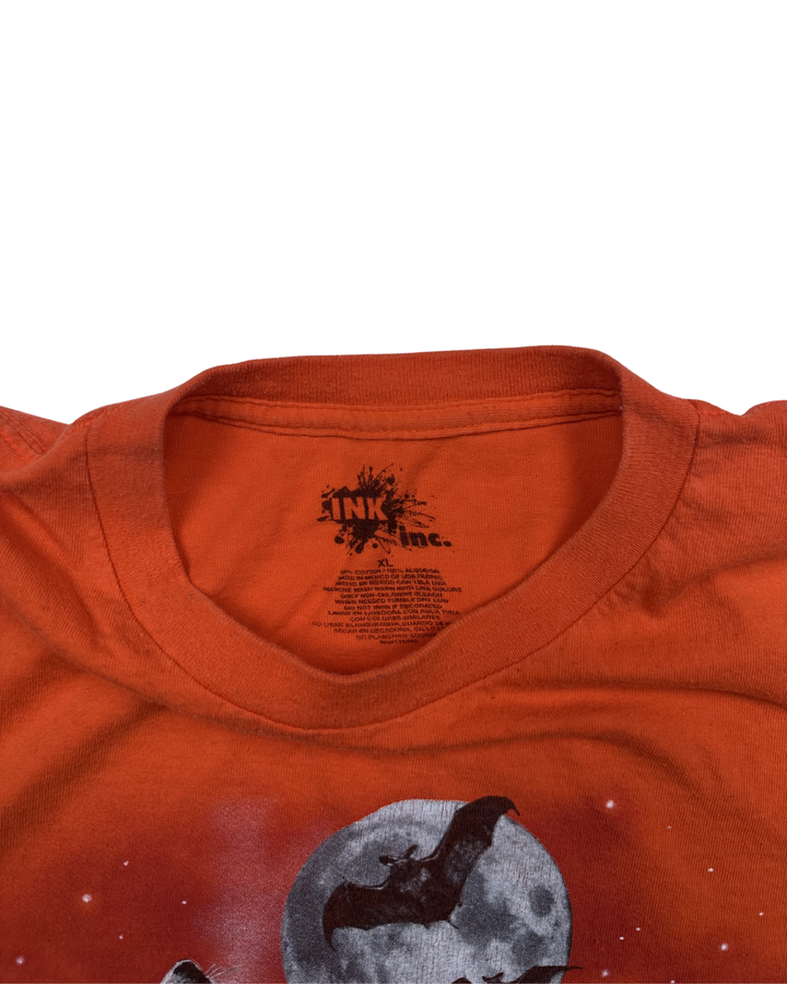 Three Wolves Howling at Moon Graphic T-Shirt (xl)