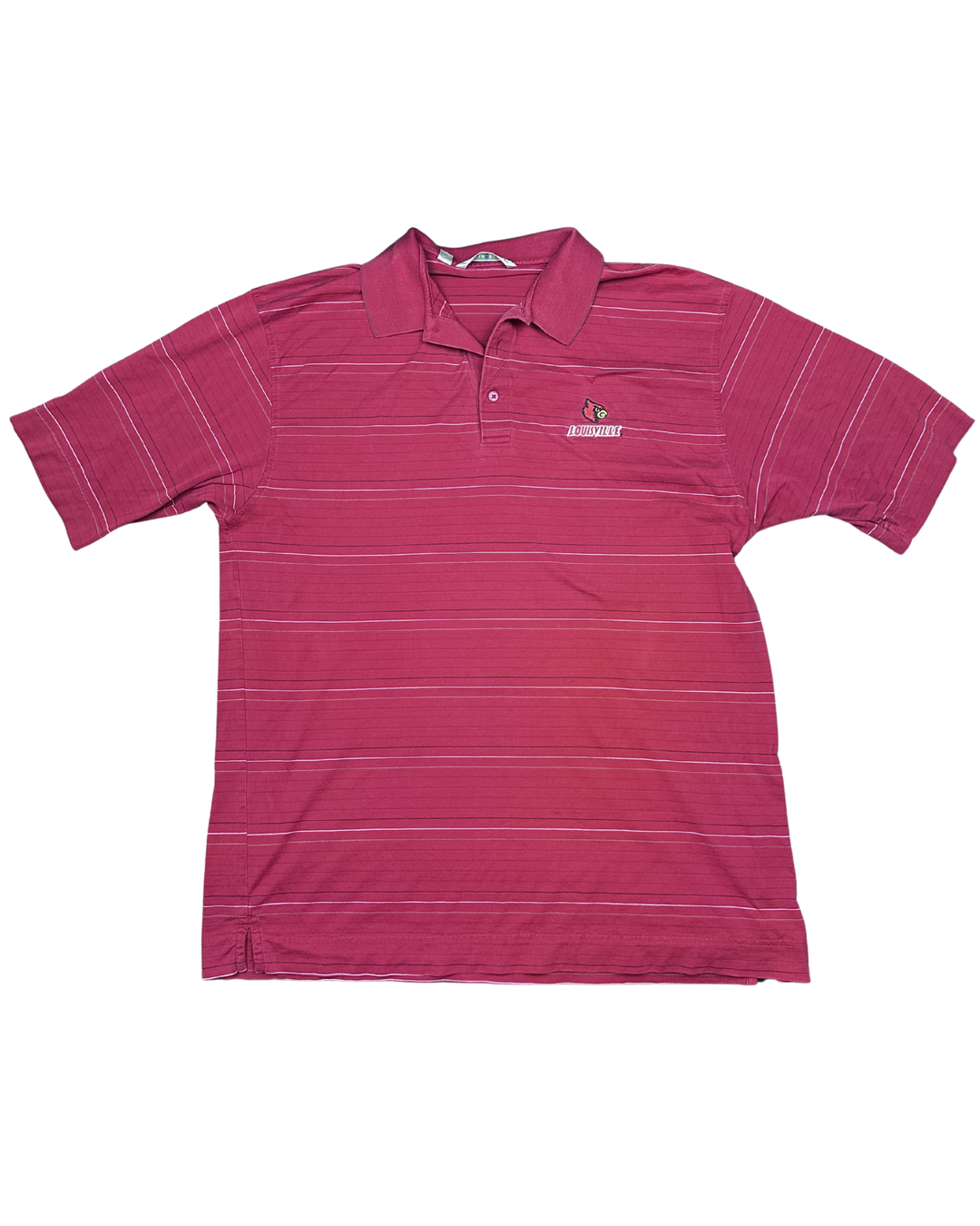 Cutter & Buck Louisville Cardinals Striped Polo