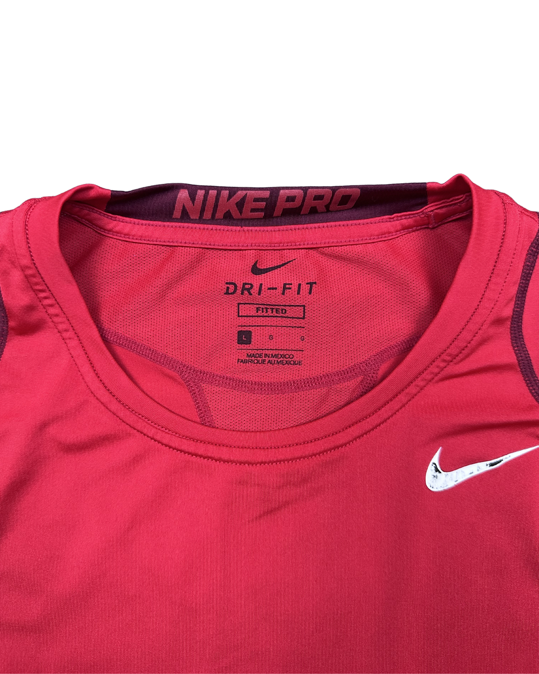 Nike Pro Dri-Fit Fitted T-Shirt (Large) - Tag