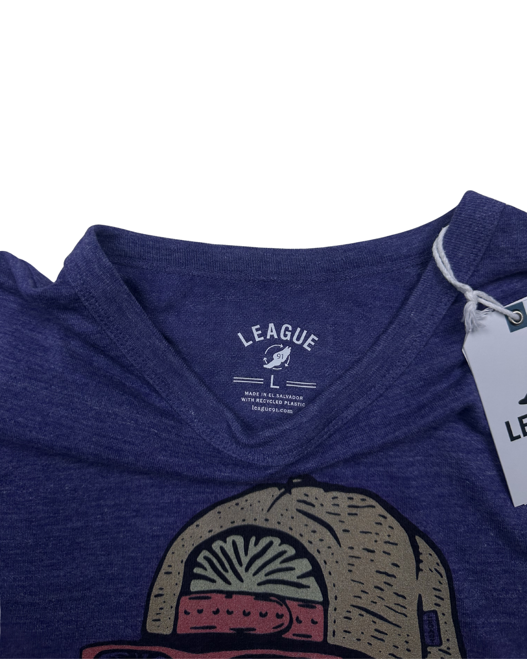 League Cool Dog with Sunglasses Graphic T-Shirt (Large)