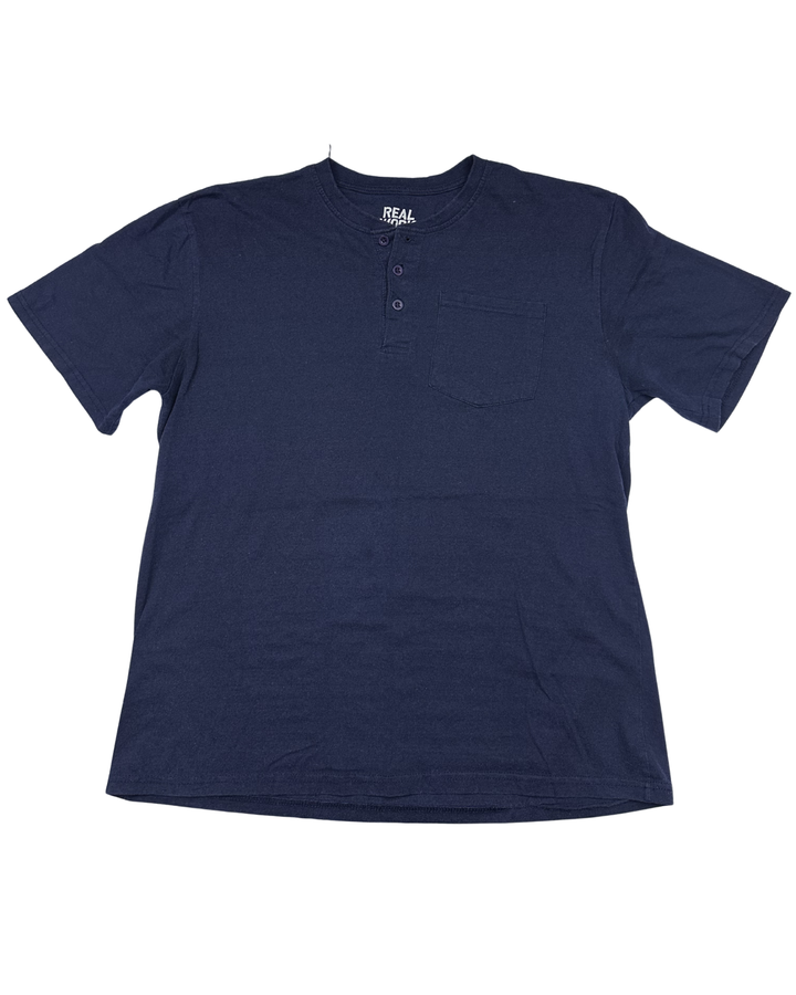 Real Workwear Henley Pocket T-Shirt (large)