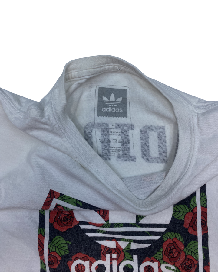 Adidas Originals Floral Trefoil 03 Graphic T-Shirt (Large)