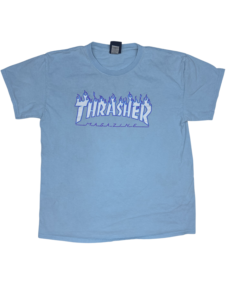 Thrasher Magazine Flame Logo Graphic T-Shirt (Medium)