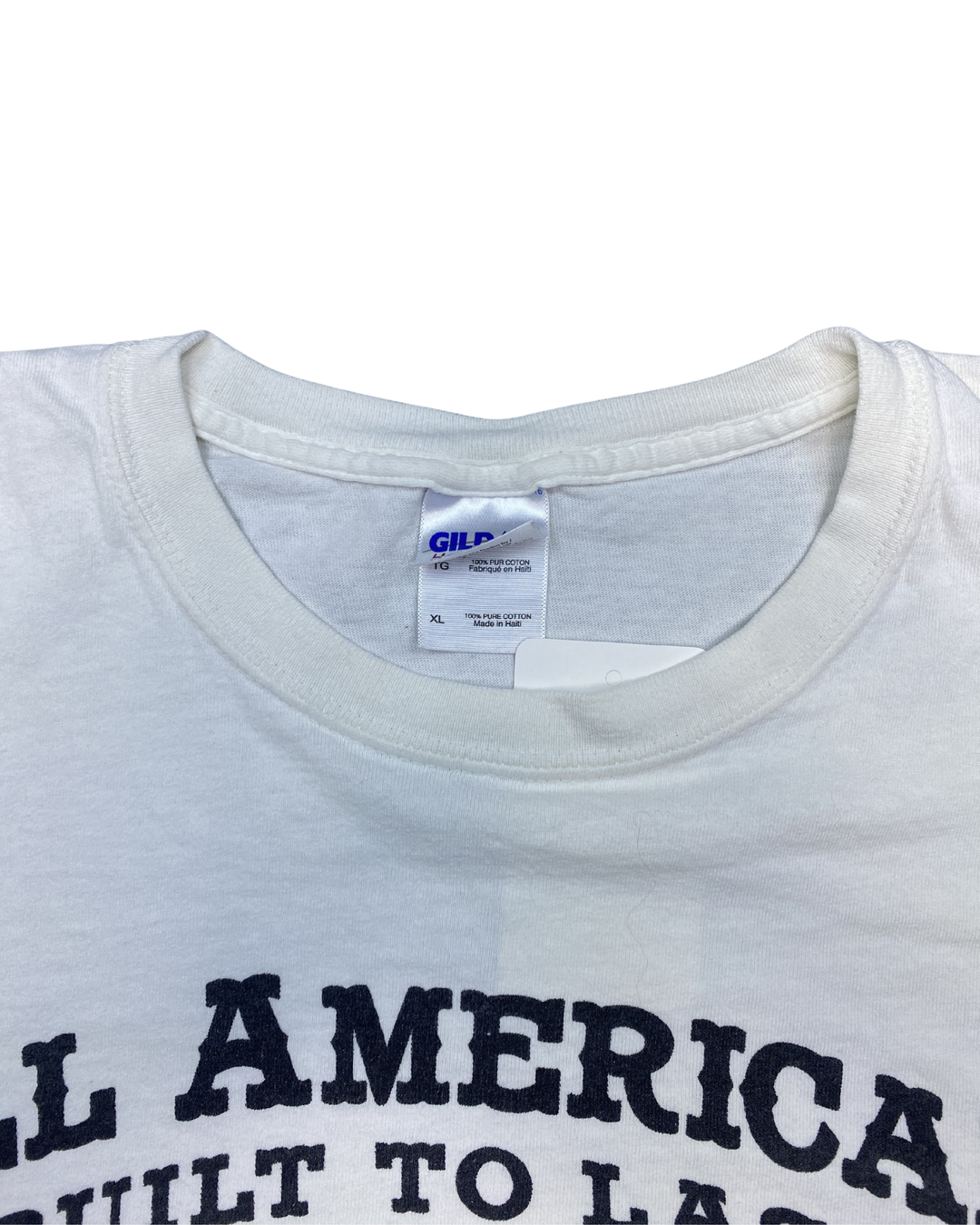 Gildan All American Built to Last Born to Ride Truck Graphic T-Shirt (XL)