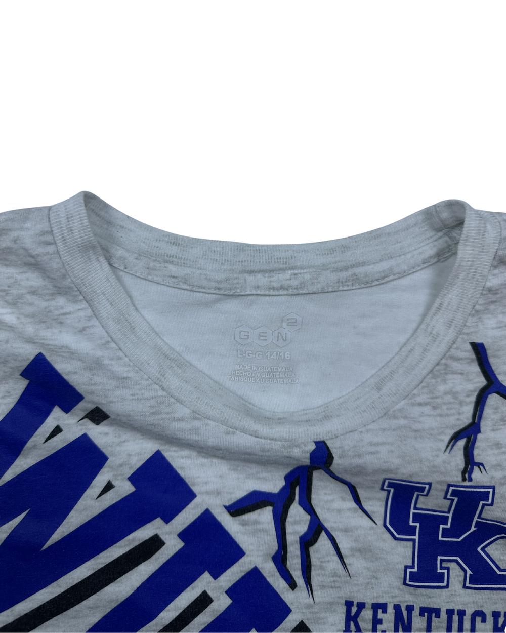 Gen2 Kentucky Wildcats Lightning Graphic T-Shirt (Youth Medium)