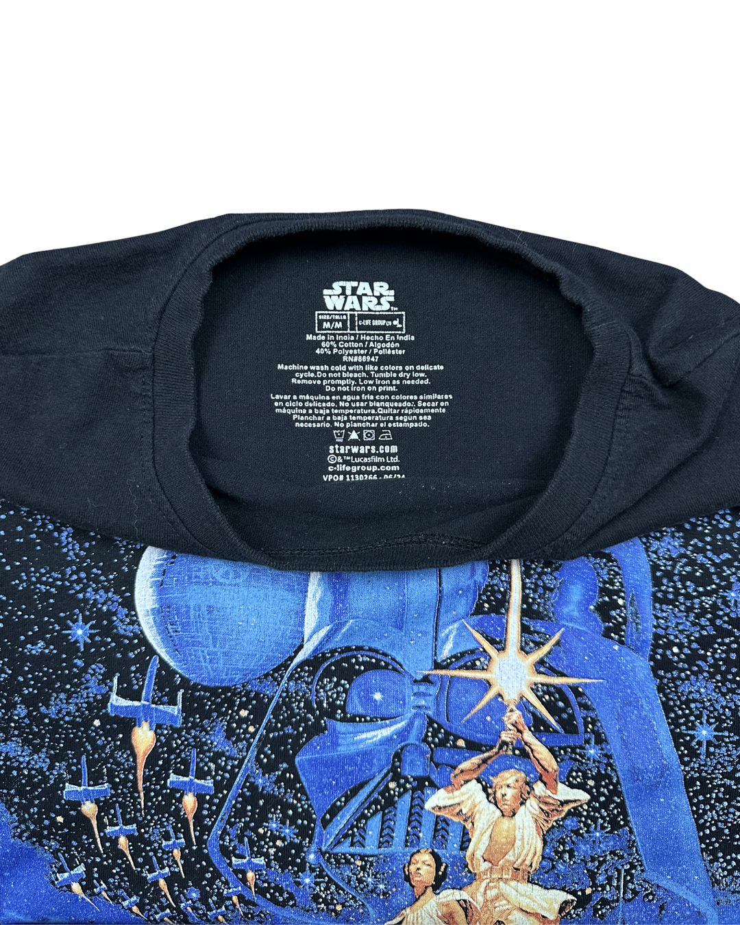 Star Wars Classic Poster Graphic T-Shirt (medium)