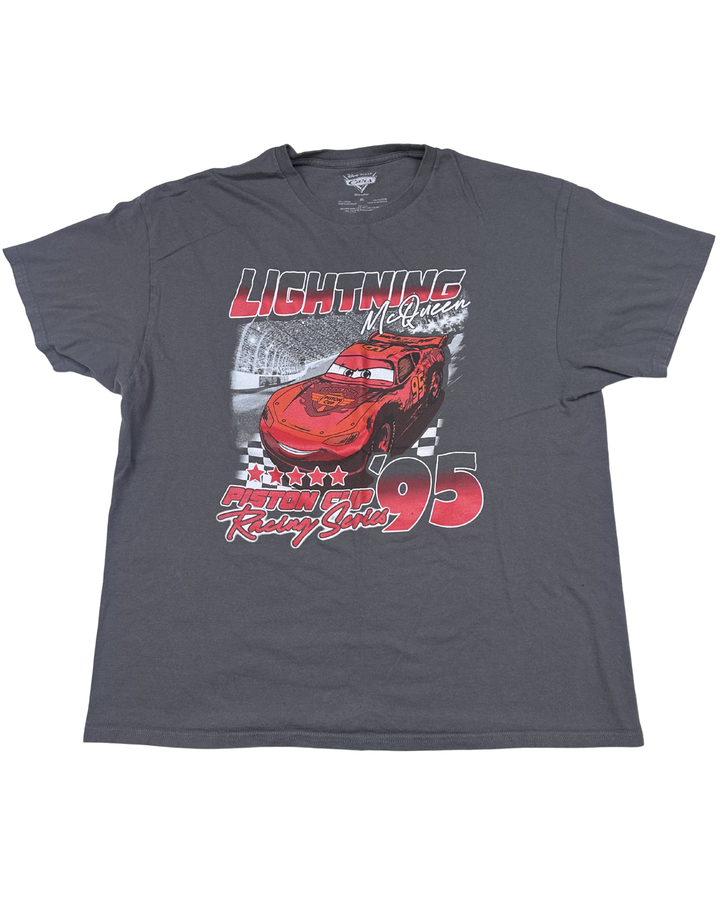 Disney Pixar Cars Lightning McQueen Graphic T-Shirt (XL)