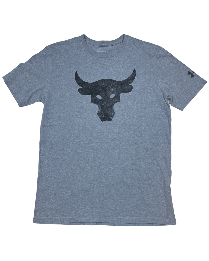 Under Armour Project Rock Bull Logo T-Shirt (Medium)