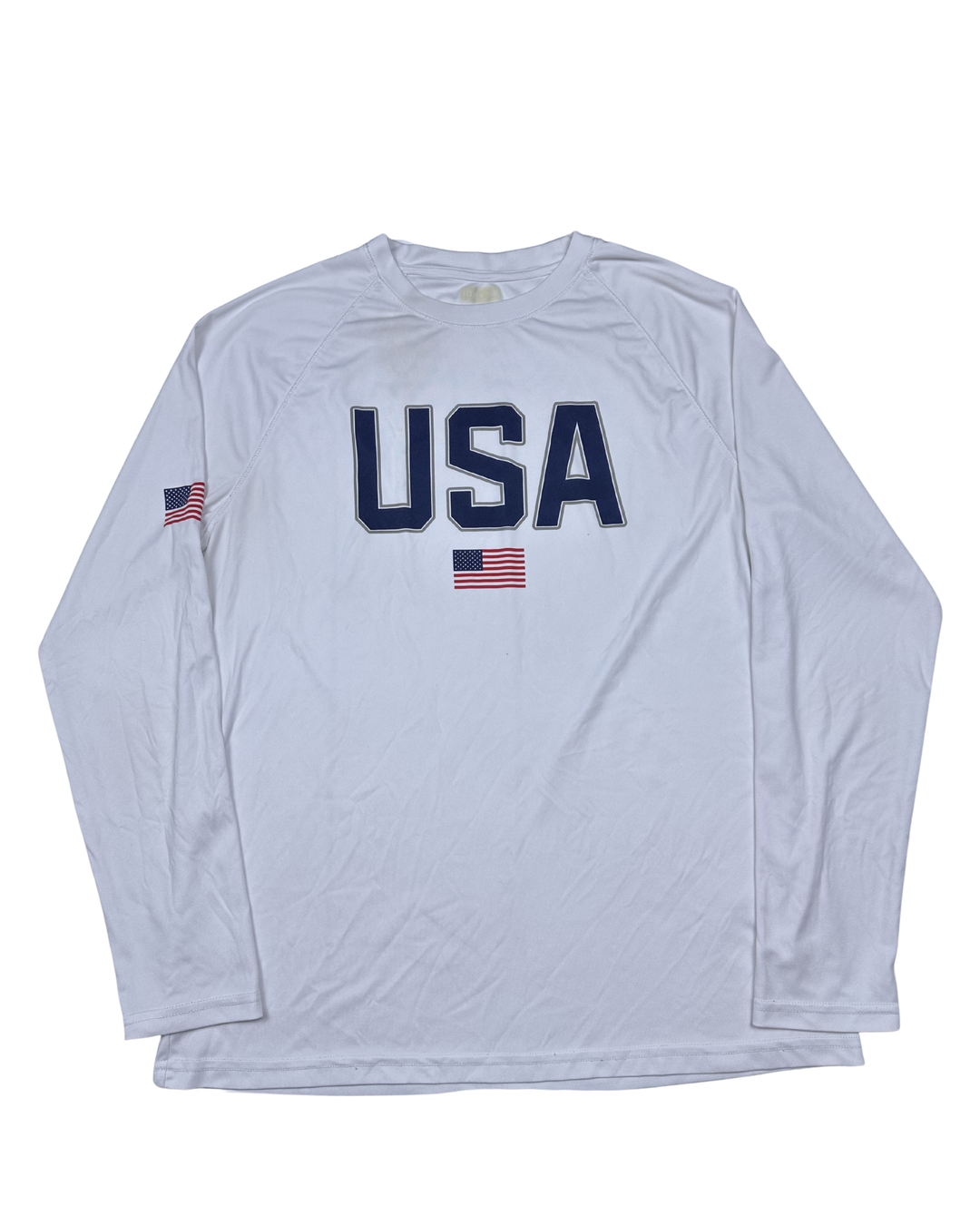 USA Flag Patriotic Long Sleeve T-Shirt (xl)