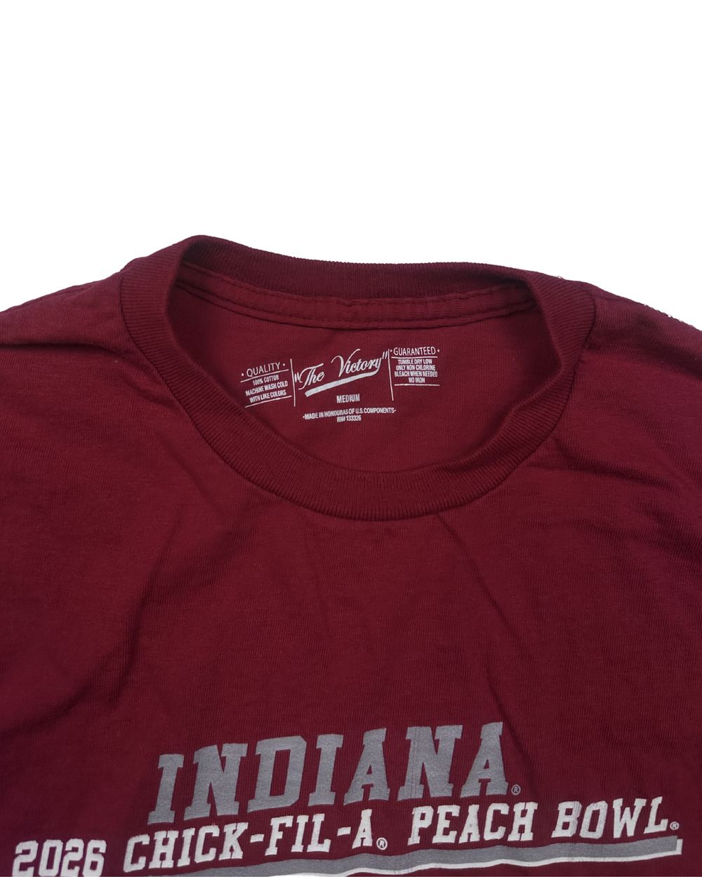 Indiana 2026 Chick-fil-A Peach Bowl Bison Graphic T-Shirt (Medium)