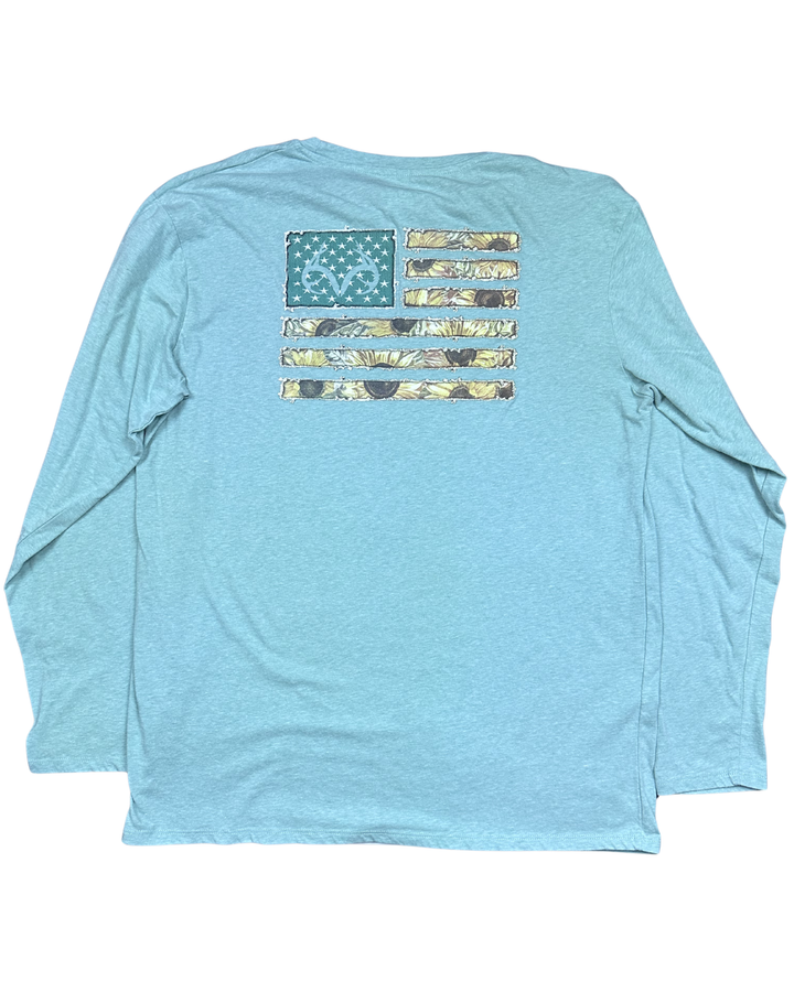 Realtree American Flag Long Sleeve T-Shirt (XL)