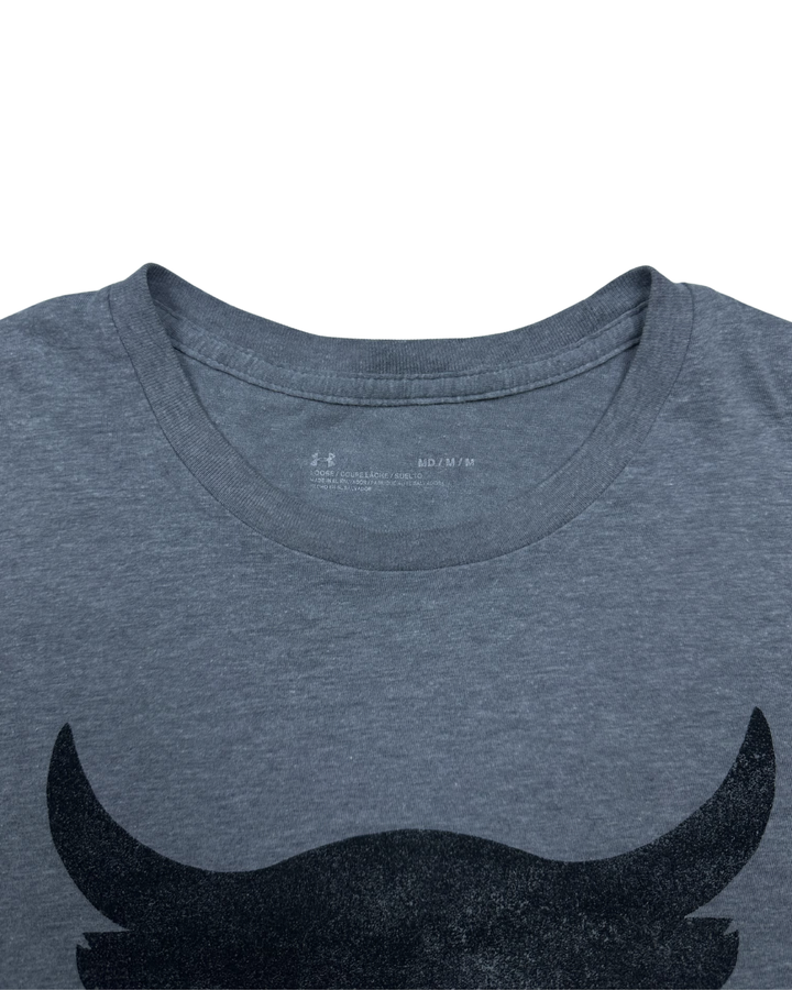 Under Armour Project Rock Bull Logo T-Shirt (Medium)