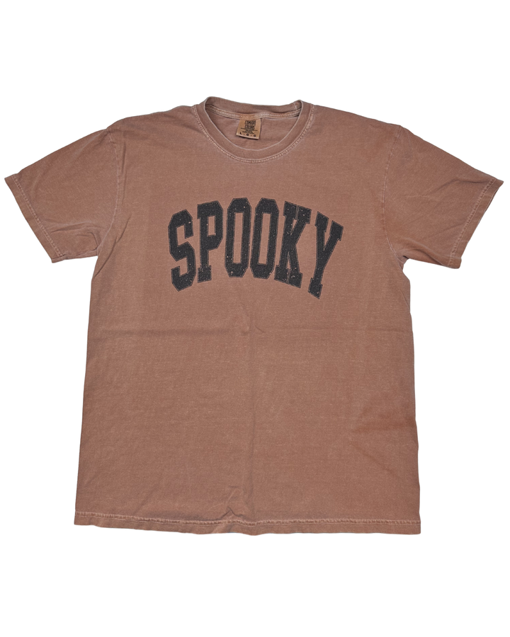 Comfort Colors Spooky Graphic T-Shirt (large)