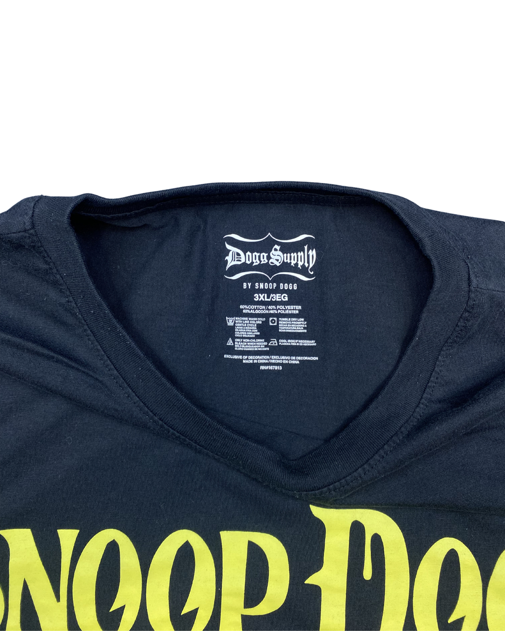 Snoop Dogg Dogg Supply DJ Turntable Graphic T-Shirt (3XL)