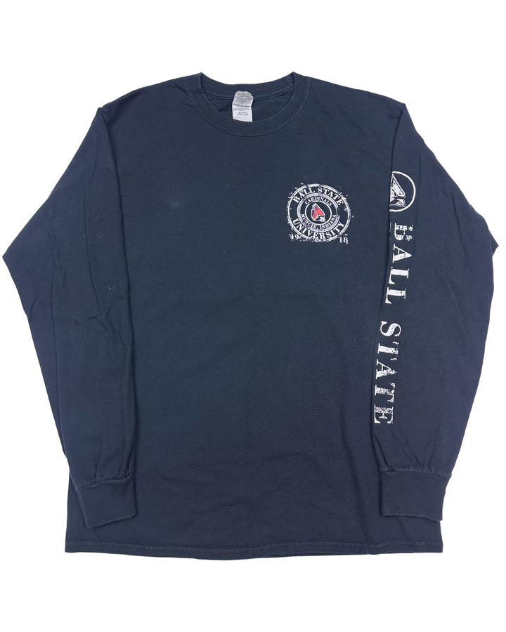 Ball State University Cardinals Long Sleeve T-Shirt (medium)