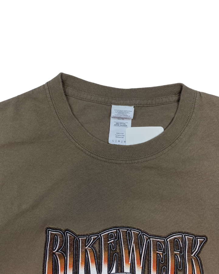 Daytona Beach Bike Week 80th Anniversary 2021 T-Shirt (Large)