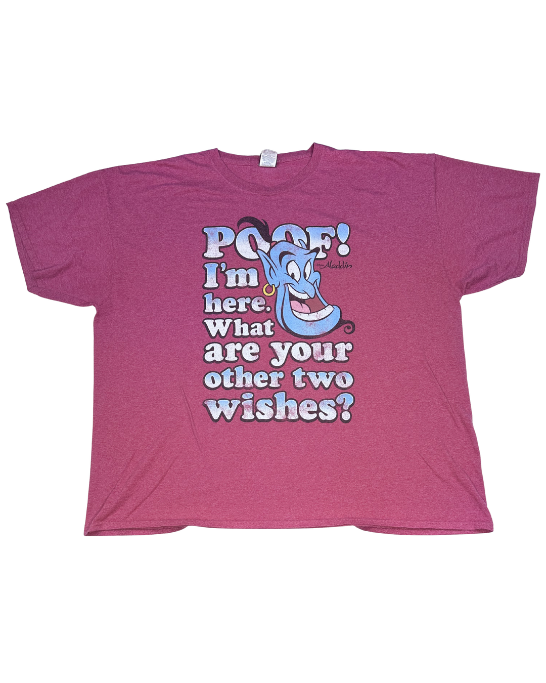 Disney Aladdin Genie POOF Graphic T-Shirt (3XL)