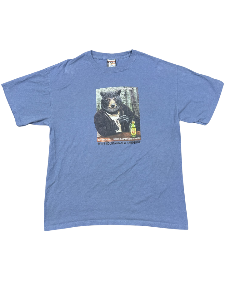 The Duck Co. White Mountains New Hampshire Bear Graphic T-Shirt (Large)