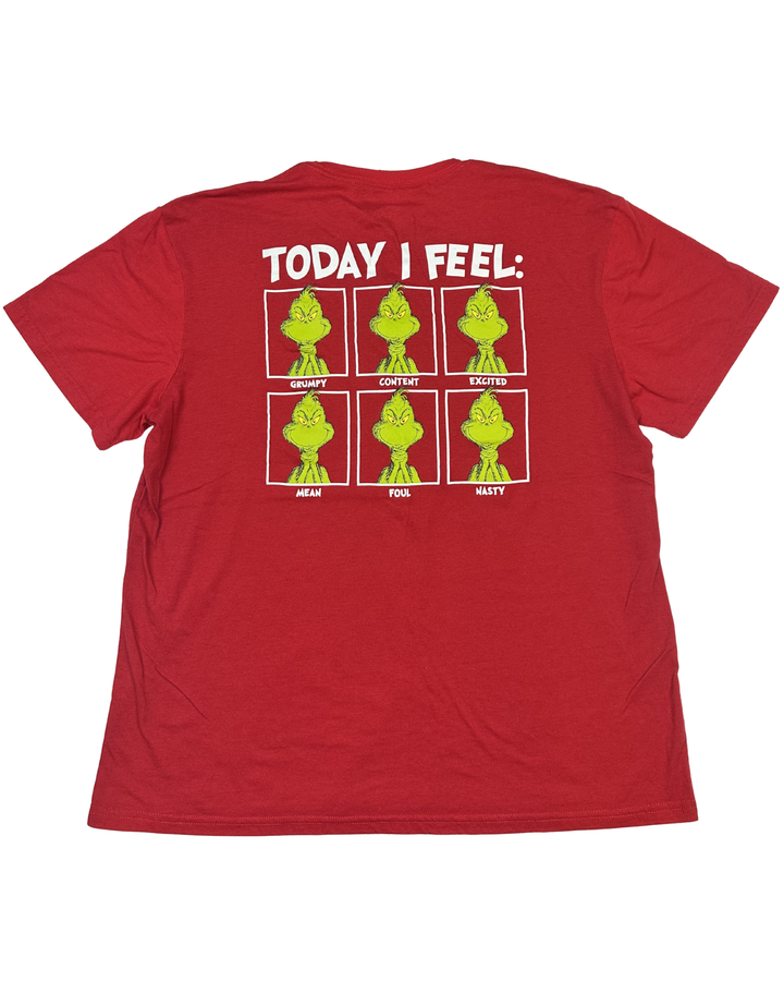 Dr. Seuss Grinch Current Mood T-Shirt (2XL)
