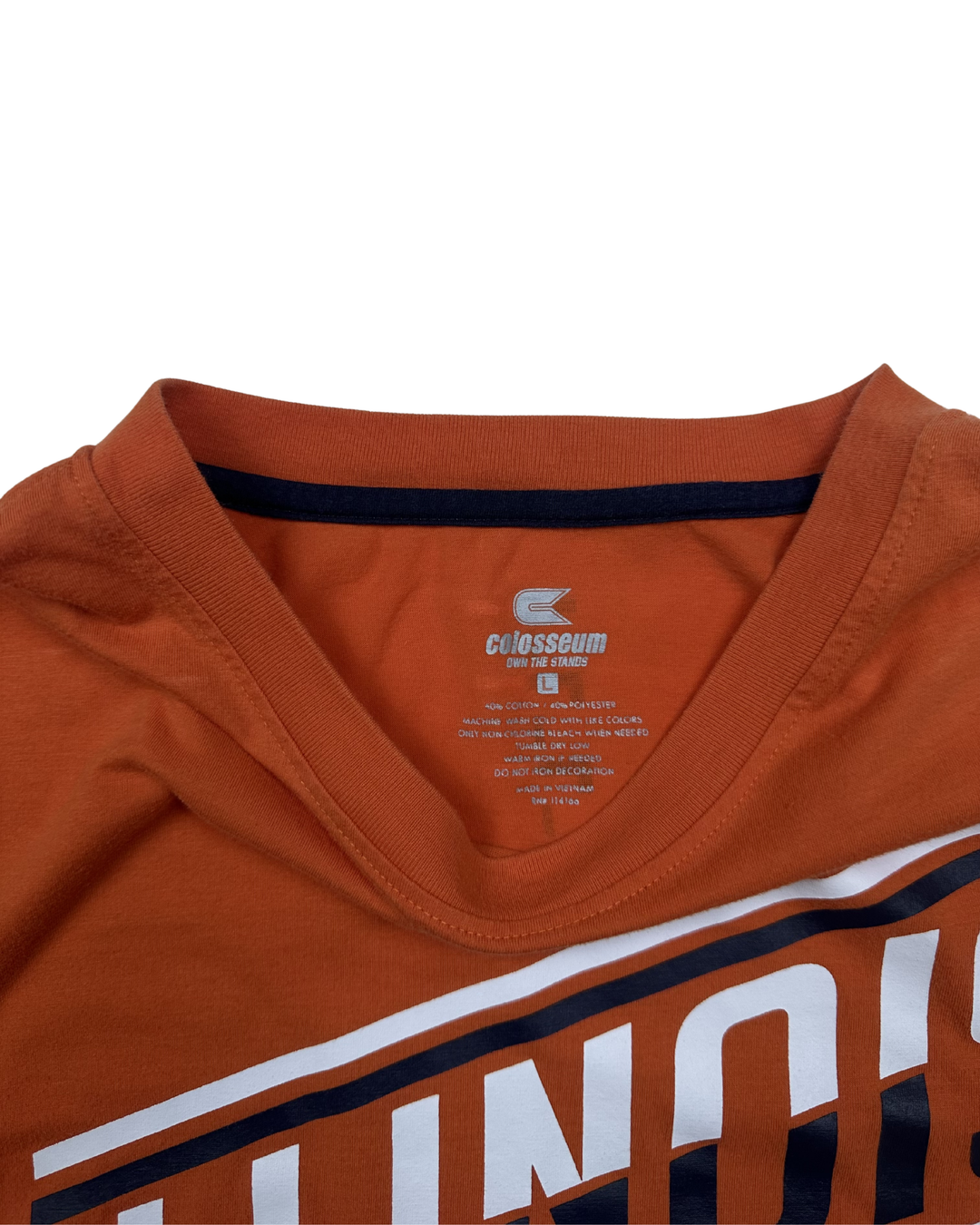 Colosseum Illinois Fighting Illini Graphic T-Shirt (Small)