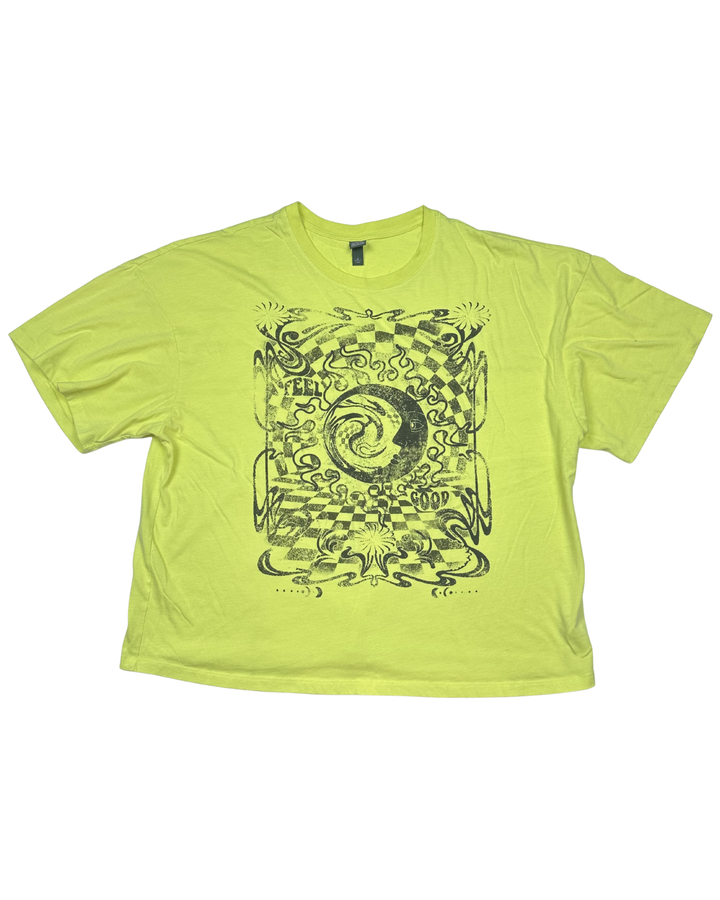 Wild Fable Feel Good Cropped Graphic T-Shirt (medium)