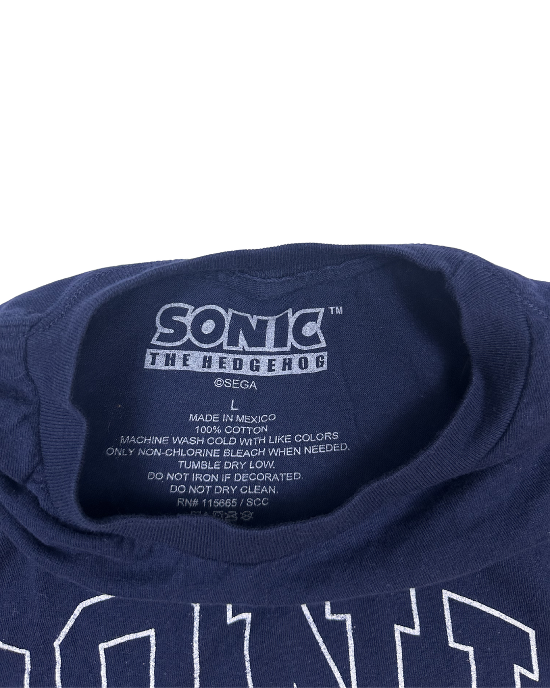 Sonic The Hedgehog Characters Graphic T-Shirt (large)