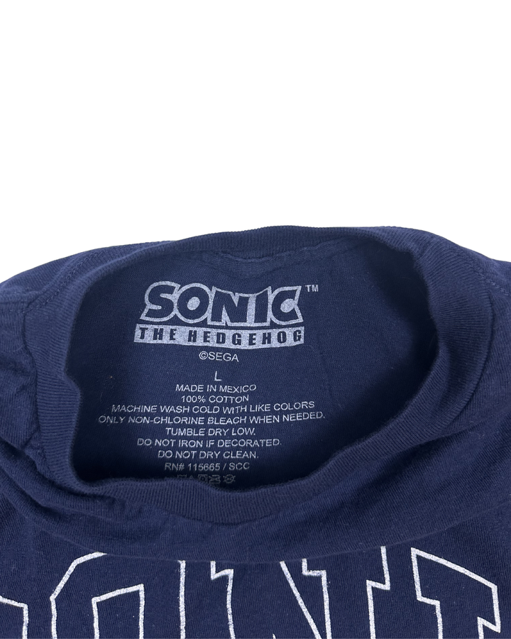 Sonic The Hedgehog Characters Graphic T-Shirt (large)