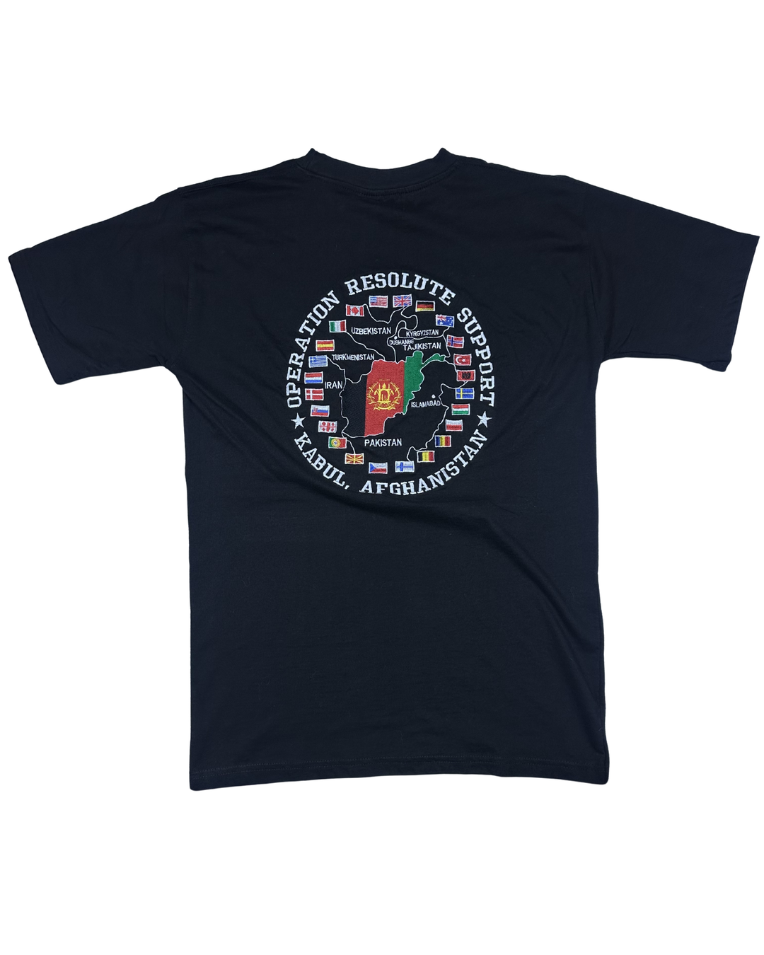 Operation Resolute Support Kabul Afghanistan Graphic T-Shirt (Large)